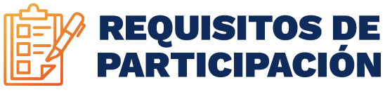 Requisitos de participación